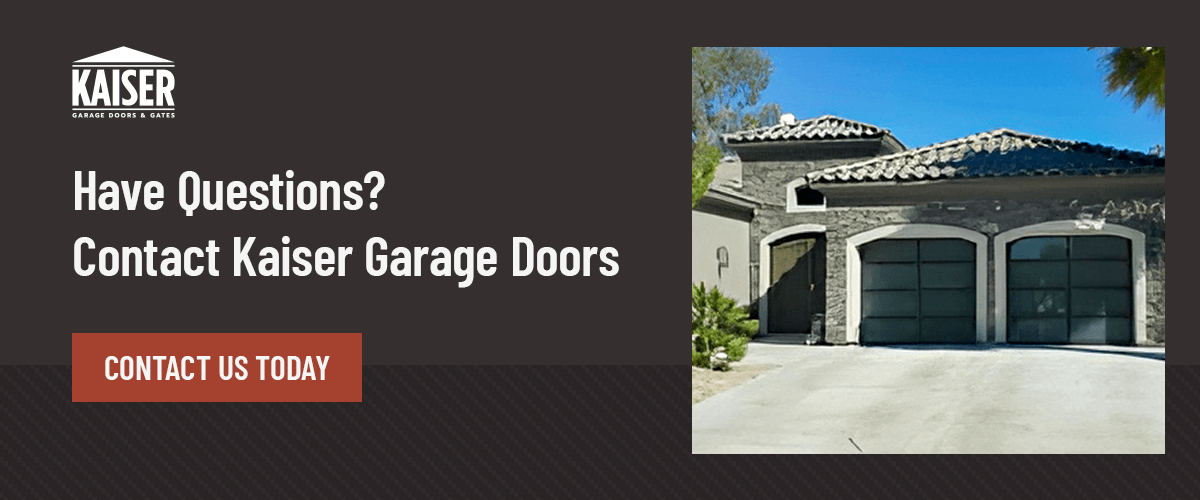 Have Questions? Contact Kaiser Garage Doors